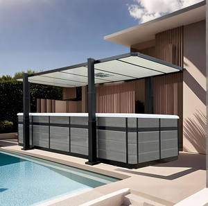 Couverture de <span class=keywords><strong>piscine</strong></span> automatique électrique en acier inoxydable, couverture de sécurité imperméable à télécommande pour <span class=keywords><strong>piscine</strong></span> extérieure, maison, hôtel, complexe hôtelier - Product Image 3