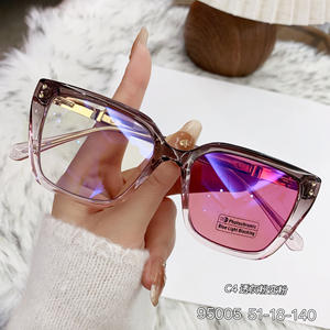 Nouvelles lunettes de soleil photochromiques œil de chat tendance pour femmes, protection UV400, monture en plastique et métal, pare-soleil classe 2 - Product Image 5