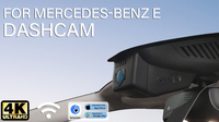 Caméra embarquée Full HD avec enregistrement vidéo, capteur G, WDR, surveillance de stationnement, caméra de tableau de bord 4K pour Mercedes Benz Classe E E180L E260L E200L