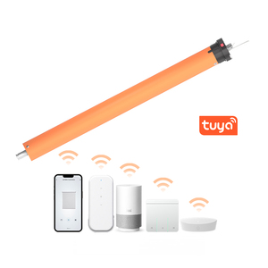 Moteur tubulaire solaire avec récepteur CA intégré, moteur électrique zébré pour usage quotidien, stores enrouleurs <span class=keywords><strong>motorisés</strong></span>, stores français à télécommande - Product Image 5