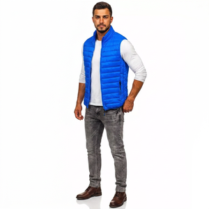 Veste d'hiver matelassée légère pour homme, en toile, isolée, résistante au vent, séchage rapide, respirante, décontractée - Product Image 1