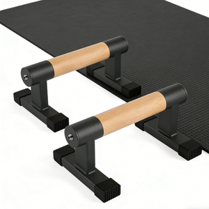 Großhandel Angepasstes Logo Parallel-Barren Klimmzugstange Langlebiges Umweltfreundliches Fitnessgerät für Bodybuilding-Übungen - Product Image 1