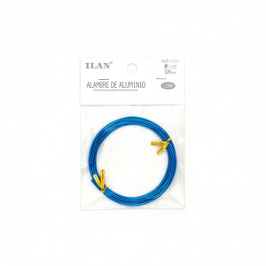 Il filo di alluminio 1,0 mm 5 m blu per lavori artigianali - Product Image 1