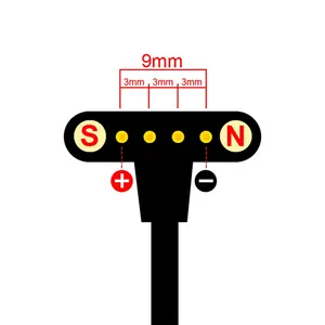 Sıcak satış akıllı saat şarj t-kafa manyetik Pogo Pin şarj kablosu 3.0mm uzay