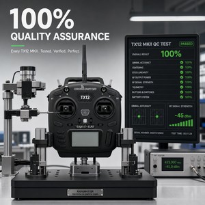 RadioMaster TX12 Mark II 2.4GHz ExpressLRS Transmitter Hall Gimbals OpenTX Controller pour simulateur de course FPV multirotor - Product Image 3