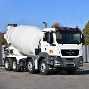 Precio barato MANTGS32.400 Camión mezclador usado manual 8*4 12 ruedas 12m ³ Camión mezclador <span class=keywords><strong>de</strong></span> concreto Man - Product Image 1