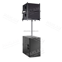 Enceintes de scène actives professionnelles de 10 pouces et 15 pouces, nouvelle conception de ligne acoustique pour mariage et spectacle, équipement audio passif