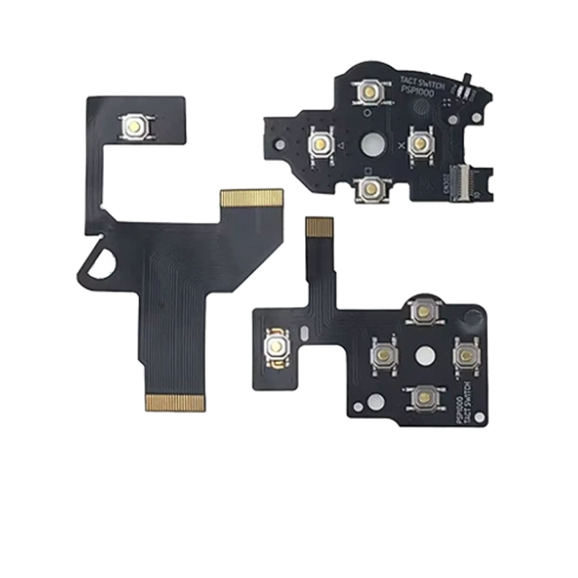 2025 PSP 1000/2000/3000 Left/Right Power Button PCB Keypad Ribbon Flex Cable ABS Material Replacement