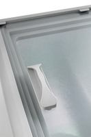 Vitrine Réfrigérée Grande Capacité pour Crèmes Glacées, Congélateur Commercial à Boissons Fraîches avec Porte Vitrée Transparente