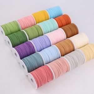 Nine-Colored Ribbon 3Mm Cowhide <b>Rope</b> For Jewelry Making <b>Bracelet</b> Necklace Diy Craft Accessories - Product Image 1