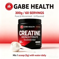 Créatine monohydrate en poudre, marque privée OEM, pure, micronisée, sans sucre, pré-entraînement pour adultes, force musculaire, performance