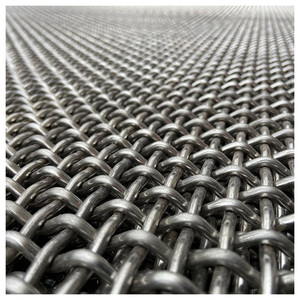 Tamis vibrant en maille métallique <span class=keywords><strong>ondulée</strong></span> en acier 65Mn à bords croqués, résistant à l'usure, pour la séparation des minerais et des pierres concassées - Product Image 4