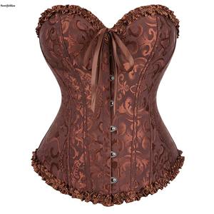 ชุดกระชับสัดส่วนสไตล์เรโทรเรอเนซองส์สไตล์สตีมพังก์แบบผูกเชือกเสื้อรัดทรงบอดี้เชปเปอร์แบบผูกเชือก - Product Image 2