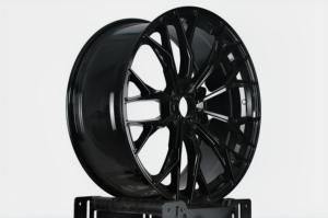 Cerchi Sportivi Universali in Lega di Alluminio Neri Lucidi Aggressivi a Razze Multiple per Auto Passeggeri, da 15-24 Pollici, 5x112 5x114.3 - Product Image 2