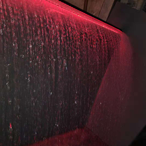 Rideau d'eau mural suspendu en laiton, lame de cascade pour étang d'eau, décoration de jardin de pluie - Product Image 1