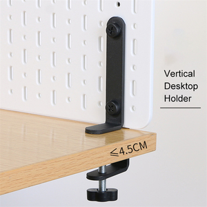 आधुनिक diy एब्स प्लास्टिक पेगबोर्ड हुक सामान प्रदर्शन दीवार शेल्फ भंडारण आयोजक किट एकल चमकदार फिनिश - Product Image 2