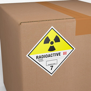 Tùy chỉnh nghẹt thở phóng xạ III hazmat cao bức xạ hạt nhân nguy hiểm nhãn điện áp an toàn cảnh báo dấu hiệu nhãn dán - Product Image 4