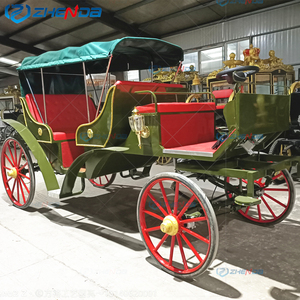 Carruaje Turístico Verde ZD-SC51, Estilo <span class=keywords><strong>Cenicienta</strong></span>, para Transporte Especializado en Paseos Turísticos - Product Image 2