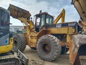 Chargeuse sur pneus Caterpillar CAT 966F d'occasion, très demandée, de bonne qualité, avec composants de pompe d'origine importés du Japon, Shanghai - Product Image 6