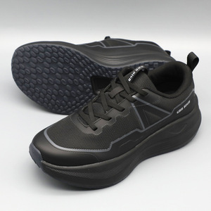Zapatillas Deportivas para Hombre, Color Verde Oliva y Negro, Transpirables, con Amortiguación Ligera y Cierre de Cordones - Product Image 4