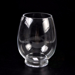Verre transparent pas cher d'usine pour votre décoration de bureau, mini vase rond pour <span class=keywords><strong>poisson</strong></span> <span class=keywords><strong>rouge</strong></span> - Product Image 1