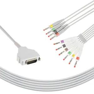 Fukuda Denshi совместимый с прямым подключением 10-проводной EKG кабель ЭКГ кабель