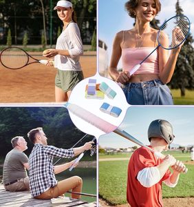 Bande antidérapante pour sports, sur-grip de tennis, bande absorbante pour raquettes de badminton, bande absorbante pour cannes à pêche, grip de protection - Product Image 6