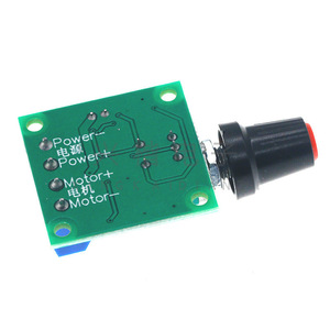 1803BK PWM DC Motor Speed Controller 12V 2A 10W IP20 with Potentiometer for Small Motors - Product Image 2
