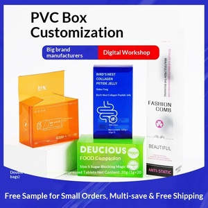 Cajas de Regalo Personalizadas de PVC PET Transparente Esmerilado con Impresión de Logotipo para Productos de Moda - Product Image 2