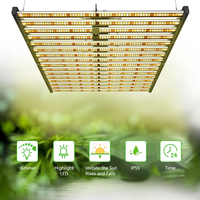 1000W puissance réelle 1700 Pro E LED élèvent des lumières pour l'horticulture commerciale corps en aluminium IP54 évalué pour Bloom