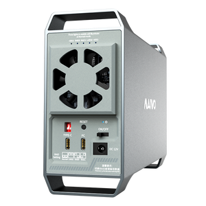 Maiwo 2 Vịnh RAID Loại C 3.5 "SATA HDD SSD bao vây nhôm 3.5 HDD vỏ nhà ở đứng Trường hợp với xử lý Docking - Product Image 2