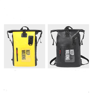 Sac à dos étanche à enroulement pour sports de plein air en tissu maillé PVC robuste avec séparation humide/sèche pour cyclisme et camping - Product Image 5