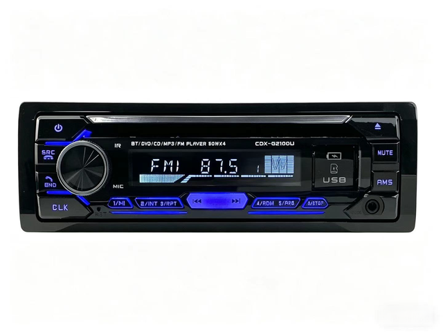 Wholesale 1Din Black LCD Display Universal Car CD VCD MP3 Player Amplifier Stereo DSP RGB USB BT Dashboard Placement Remote