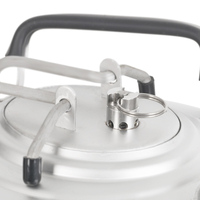 Mini fût à bière en acier inoxydable 5/10/19L, pression 3 bars, logo personnalisable, connecteur rapide complet à boule