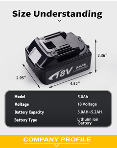 Thay thế bl1830 18 V <span class=keywords><strong>3.0</strong></span> AH Li-ion pin cho khoan bl1840 bl1815 - Product Image 3
