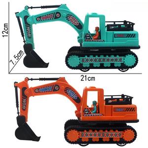 Grande voiture <span class=keywords><strong>jouet</strong></span> à inertie et à friction pour enfants, modèle de simulation de véhicule d'ingénierie à grue, idéal pour les stands de rue, cadeau pour garçons, en plastique - Product Image 5