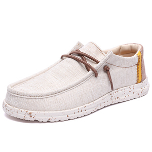 Vente en gros <span class=keywords><strong>pas</strong></span> <span class=keywords><strong>cher</strong></span> livraison directe nouvelle arrivée toile vache daim Art moderne mocassin paresseux sans lacet loisirs hommes femmes mocassins <span class=keywords><strong>chaussures</strong></span> - Product Image 3