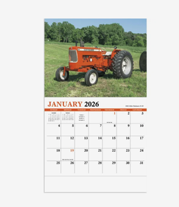 Calendriers personnalisés 2027 avec logo, style vintage tracteurs, agrafés, cadeau promotionnel, vente en gros, qualité supérieure - Product Image 1