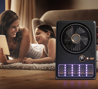 Ventilateur miniature intelligent pour la maison, lampe anti-moustiques avec choc électrique, tue-insectes et flux d'air silencieux pour la chambre et le bureau
