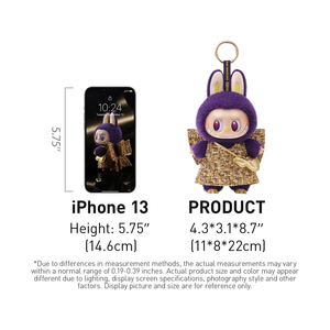 Llavero de Peluche Oficial PopMart Labubus Fortune, Animales de Peluche de Algodón, Colgante para Bolso con Alas Pronunciadas - Product Image 5