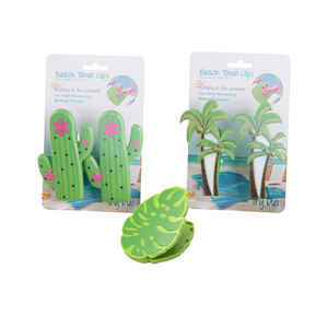 Venta al por mayor personalizado Animal flamenco estilo clásico ABS plástico grande Silla de playa Toalla de playa Clips para sillas de playa - Product Image 6