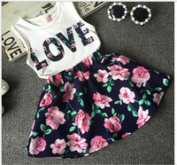 2020 amazon été manches évasées retour à l'école chine gros boutique floral petit bébé filles bangladesh enfants vêtements