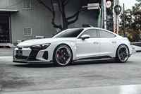 Nouveaux kits pour Audi E-tron GT : Kit carrosserie en fibre de carbone, lèvre avant, diffuseur, spoiler, jupes latérales style FD, accessoires auto