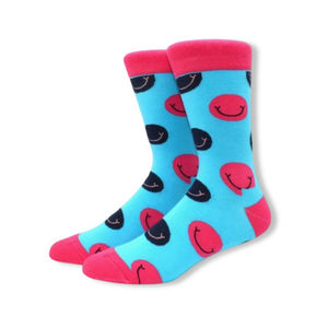 Chaussettes en coton tricoté à motif animalier, longueur ras du cou, pour la mode printanière, avec logo personnalisable sur le corps, le bord et le bas - Product Image 2