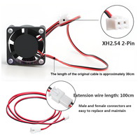 Ventilador de Refrigeración Mini DC Speedfan 2510 25x25x10mm, Ventilador sin Escobillas de Alta Velocidad de 12V para Proyector, Máquina de Grabado Láser