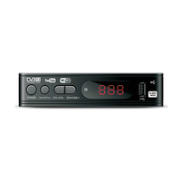 Receptor de TV Digital DVB-T2/DVB-T, Decodificador H.264 MPG4, Sintonizador de TV Digital TDT, Receptor HD 1080P con Wifi, Receptor FTA