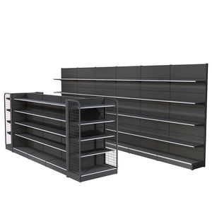 Estanterías <span class=keywords><strong>de</strong></span> Góndola Estilo Europeo para Supermercados, Soporte <span class=keywords><strong>de</strong></span> Alta Calidad, Diseño Moderno, Conjuntos para Supermercados OEM - Product Image 1