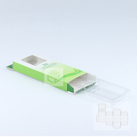 Boîte d'emballage de câble de données USB rectangle personnalisé papier artisanal avec doublure en éponge plastification mate insertion plastique découpée cintre pour fenêtre