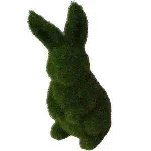 Resin Crafts Rabbit Home Plush Ornaments Manufacturer Direct Sales