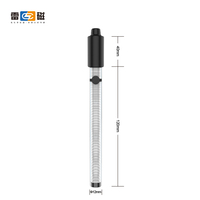 Électrode composite de sonde en verre BNC électrode 0-14 ph pour capteur de sonde de ph rempli de liquide d'ampoule plate de laboratoire